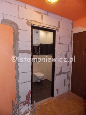 remont łazienki postawienie ściany bolesławiec